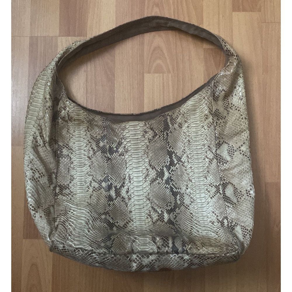 Vintage Courage B Python Extra Large Tote Shoulde… - image 5